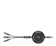 Baseus Rozwijany kabel 3w1 USB - micro USB / Lightning / USB-C 3.5A - 1502032 - zdjęcie 2
